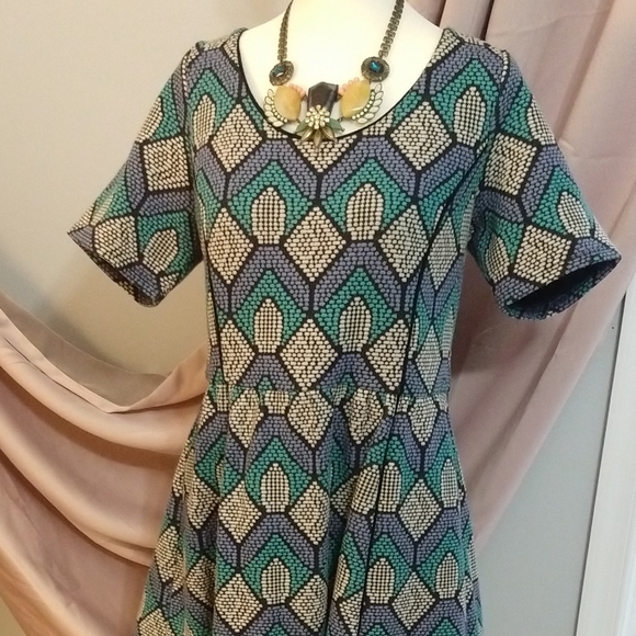 🆕Anthropologie🌷Jacquard A-Line Dress - Picture 5 of 12